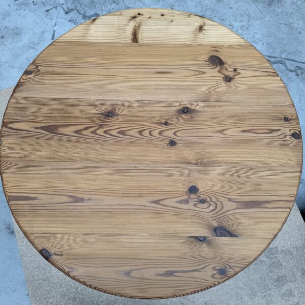 salontafel rond latjes bovenaanzicht